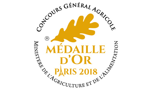 Médaille d'or en 2018